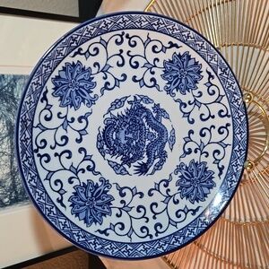 Yokohama Studio Asian Blue White 7 7/8" Plate.
